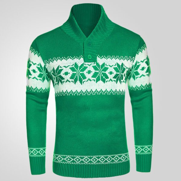 Men's New Pullover Sweater Autumn And Winter Long Sleeved Christmas Casual Fashion. - Image 4