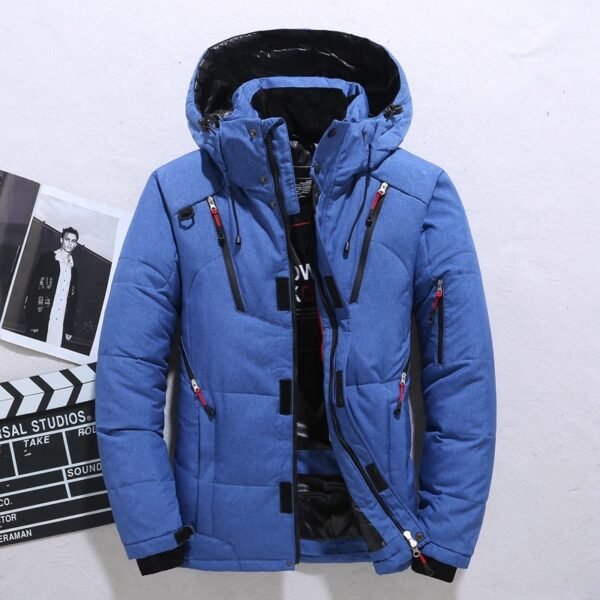 Outdoor Windproof Hooded Jacket, Leisure Sports Coat With Pockets. - Image 6