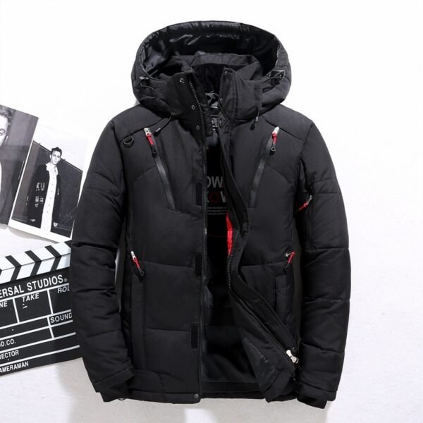 Outdoor Windproof Hooded Jacket, Leisure Sports Coat With Pockets. - Image 7