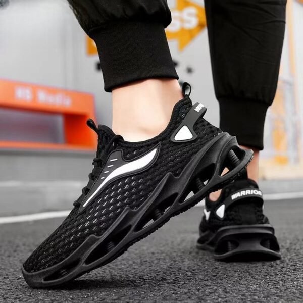 Men's Lace-up Sneakers, Hollow-sole Low Top Running Shoes. - Image 2